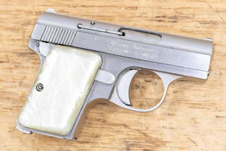 BAUER FIREARMS 25 ACP Used Trade-in Pistol with Mother of Pearl Grips