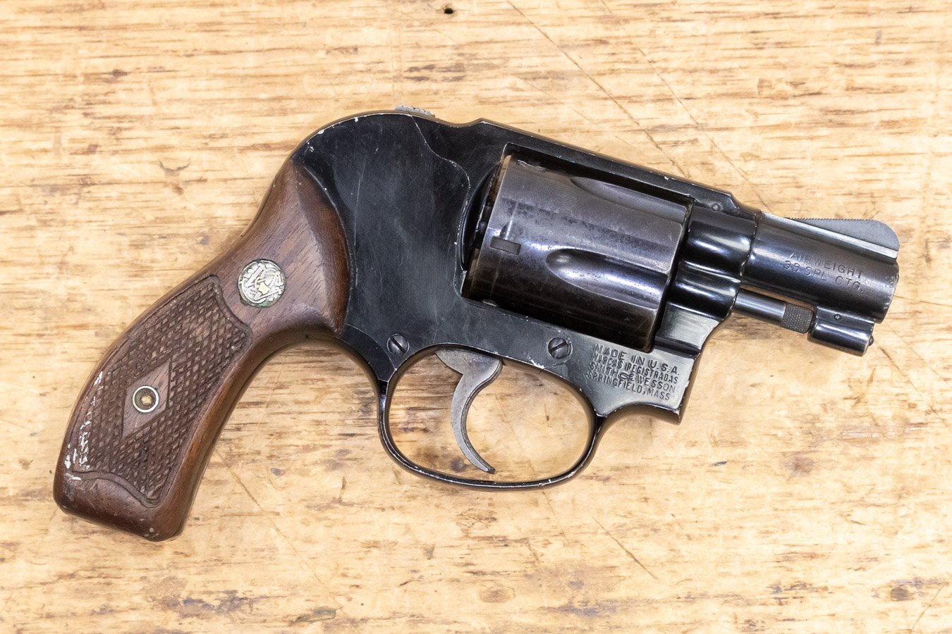 SMITH AND WESSON MODEL 38 38 SPECIAL 5-SHOT USED TRADE-IN REVOLVER