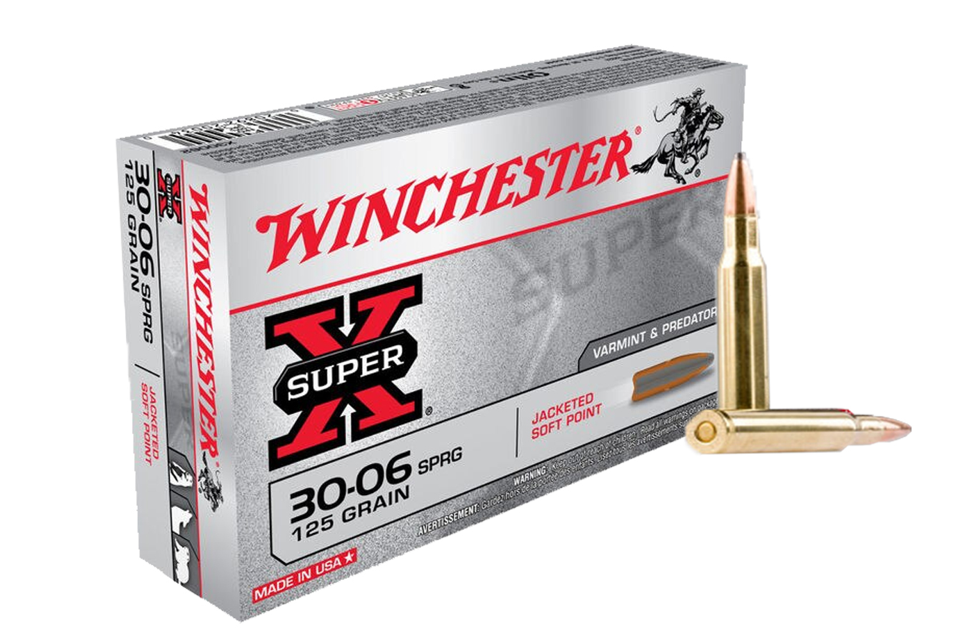 WINCHESTER AMMO 30-06 SPRG 125 GR JSP SUPER-X