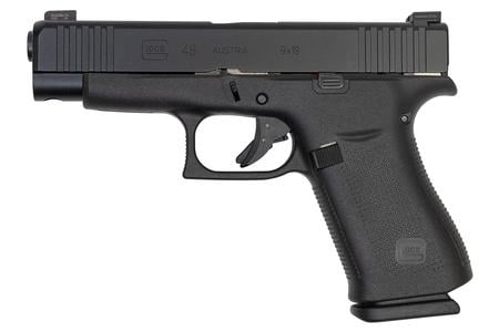 GLOCK 48 9mm 10-Round Pistol Black Slide with AmeriGlo Bold Night Sights