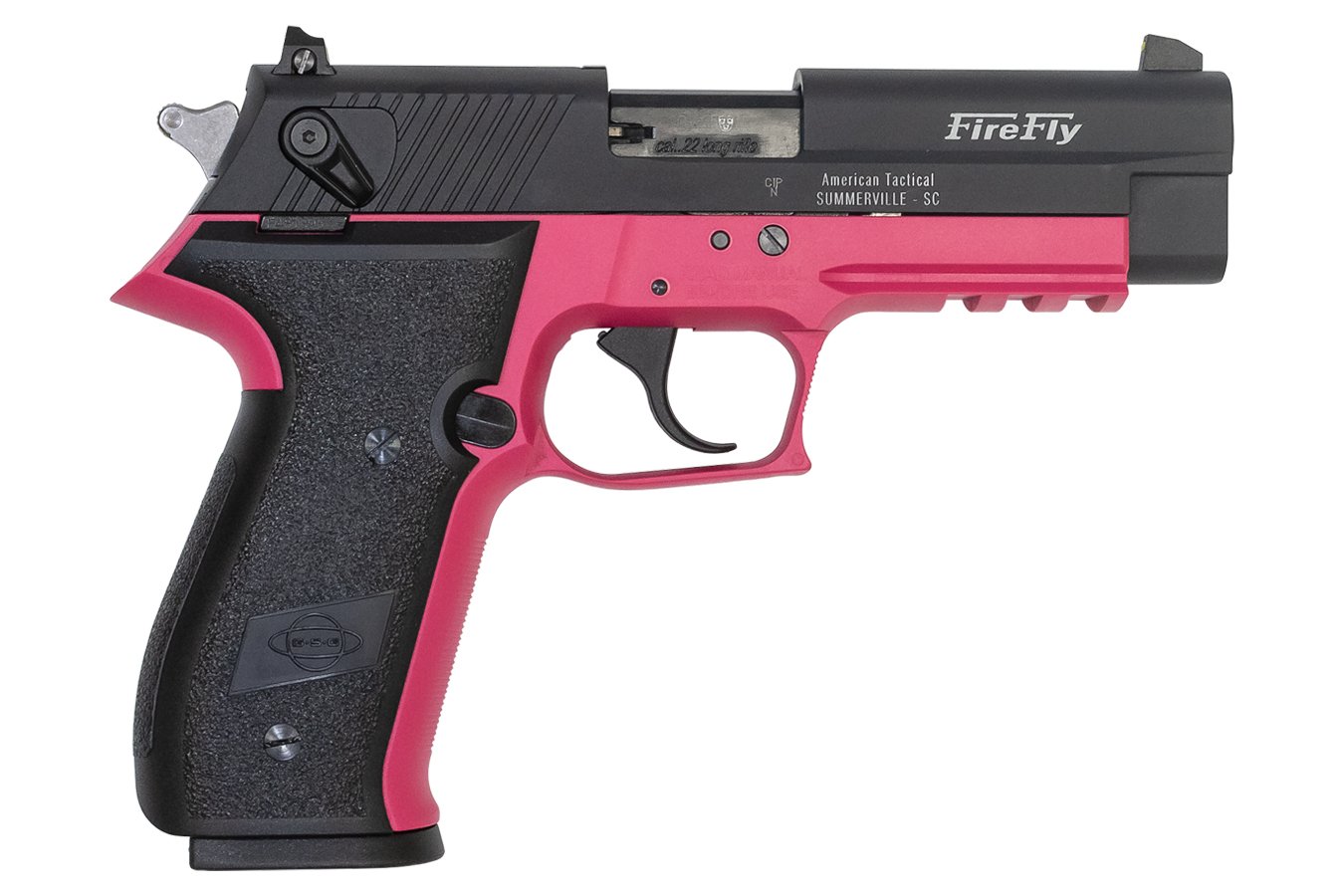 GSG FIREFLY 22 LR PINK ZINC ALLOY FRAME