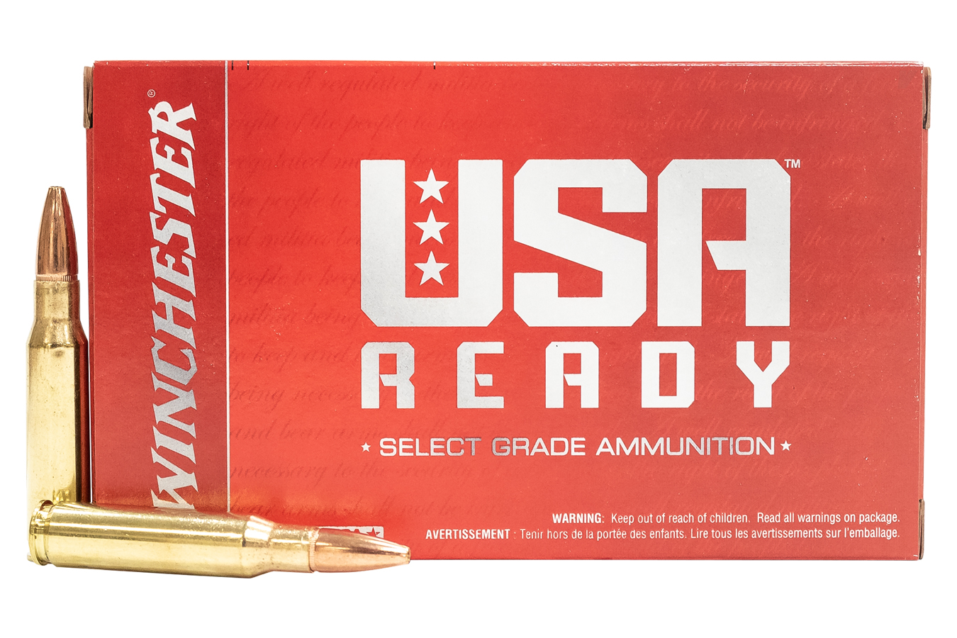 WINCHESTER AMMO 308 WIN 168 GR OPEN TIP USA READY