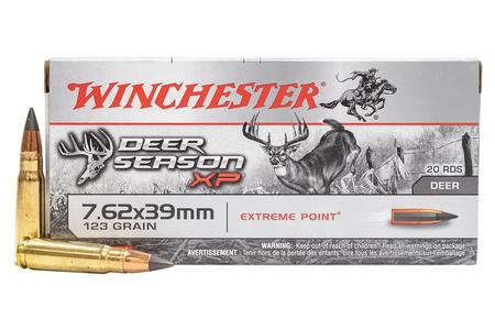WINCHESTER AMMO 7.62x39mm 123 gr Extreme Point Deer Season XP 20/Box