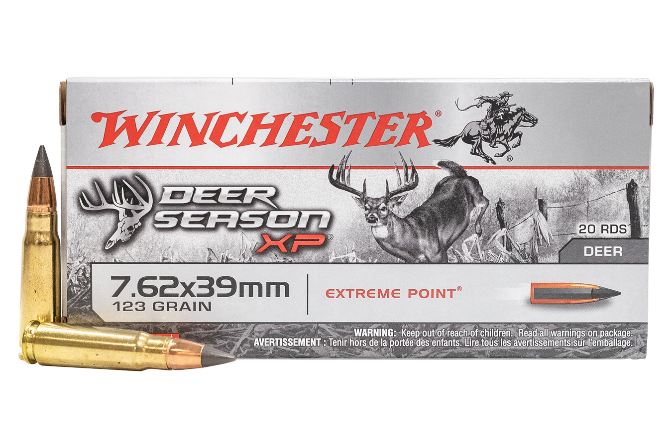 Winchester 7 62x39mm 123 Gr Extreme Point Deer Season Xp 20 Box