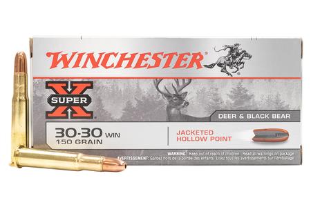 WINCHESTER AMMO 30-30 Win 150 gr JHP Super X 20/Box