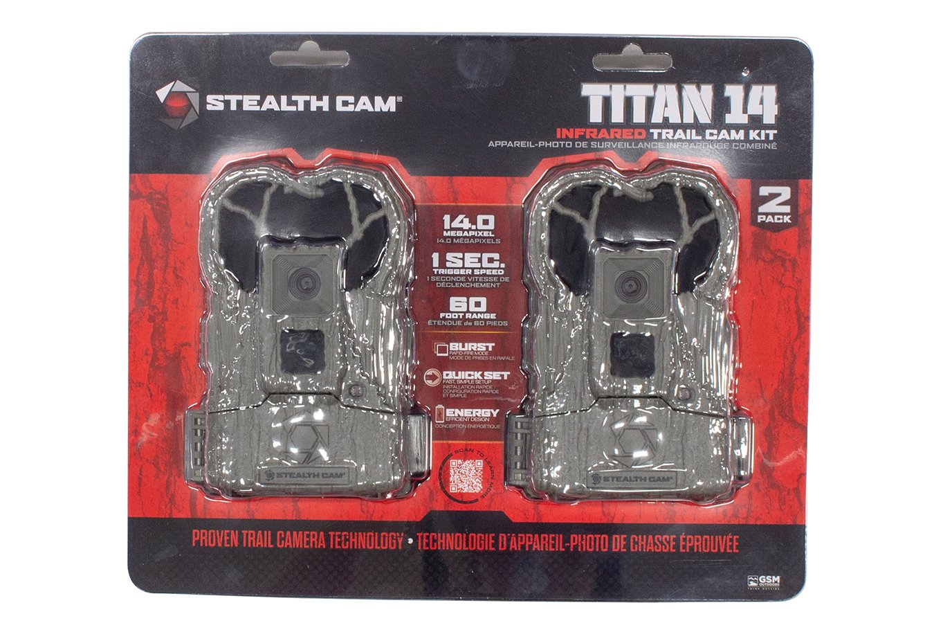 STEALTH CAM TITAN TRAIL CAMERA 2 PACK