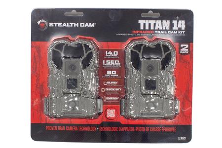 STEALTH CAM Titan 14 Trail Camera 2 Pack