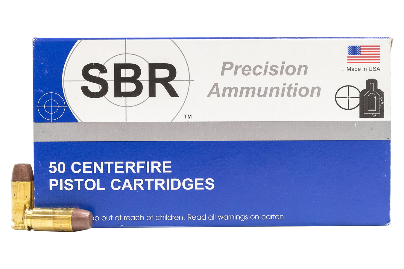 SBR AMMUNITION 40 SW 125 GR FRANGIBLE 