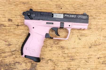 WALTHER PK380 380 ACP 8-Round Used Trade-in Pistol with Pink Frame