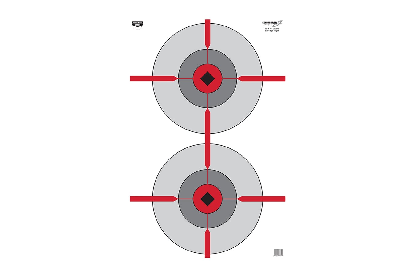 Birchwood Casey EZE Scorer Double Bulls-Eyes 23x35