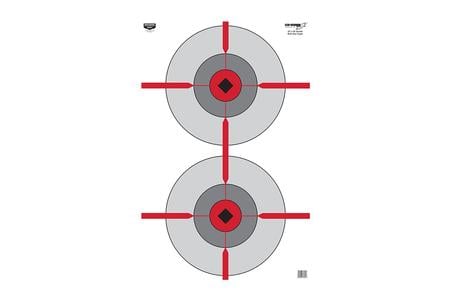 EZE-SCORER DOUBLE BULLS-EYES 23X35