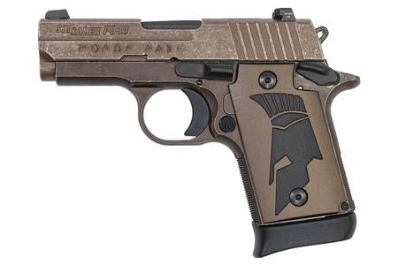 SIG SAUER P938 Spartan II 9mm with Distressed Coyote Finish and Spartan Grip 