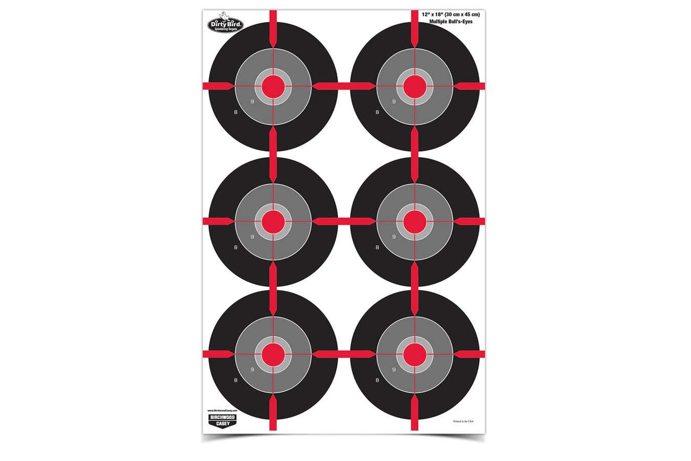 Birchwood Casey Dirty Bird Bulls-Eye Target 
