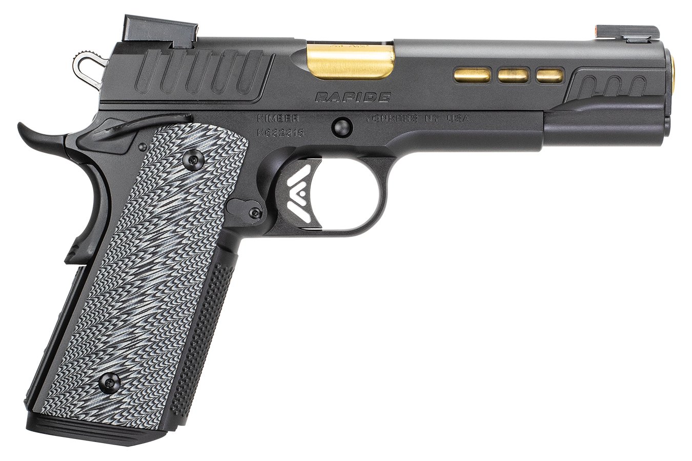 No. 10 Best Selling: KIMBER RAPIDE (10MM)(DN) 1911 G10 GRIPS