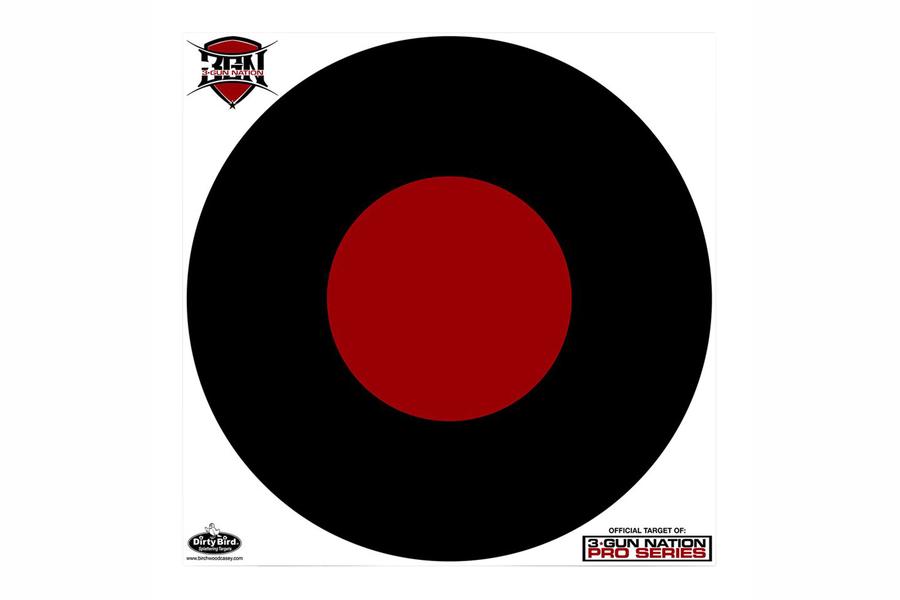 BIRCHWOOD CASEY DIRTY BIRD 3-GUN NATION HANGING PAPER 17.25 INCH TARGETS (5 PACK)