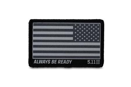 USA FLAG REV WOVEN PATCH