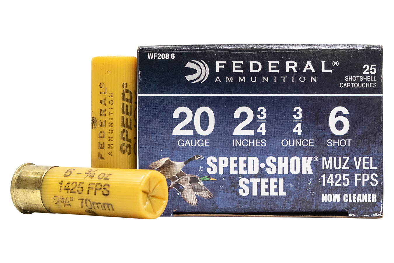 FEDERAL AMMUNITION 20 GA 2-3/4 IN 3/4 OZ 6 SPEED-SHOK