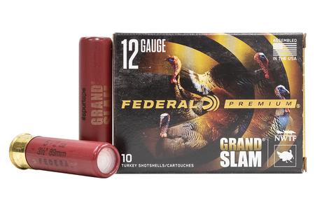 FEDERAL AMMUNITION 12 GA 3 1/2 Inch 2 Oz 5 Shot Grand Slam 10/Box