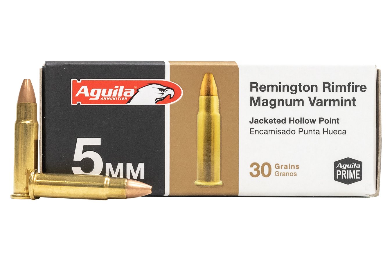 AGUILA 5MM REM RIMFIRE MAG 30 GR JHP 