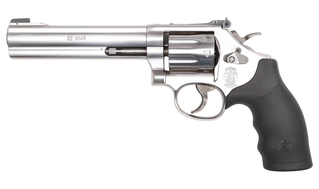 SMITH AND WESSON MODEL 648 22WMR STAINLESS DA/SA