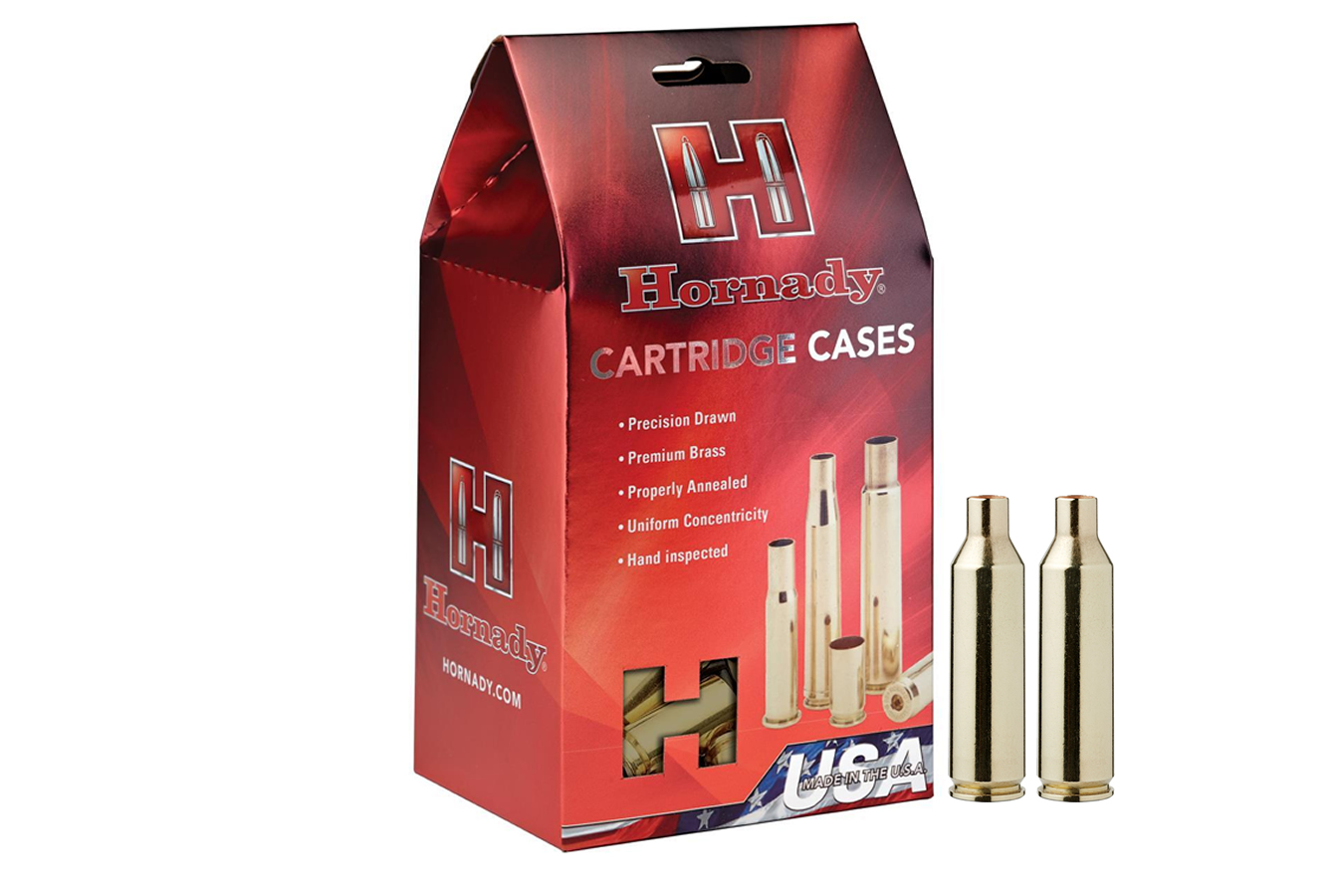 Hornady 300 Win Mag Unprimed Cartridge Cases 50/Bag
