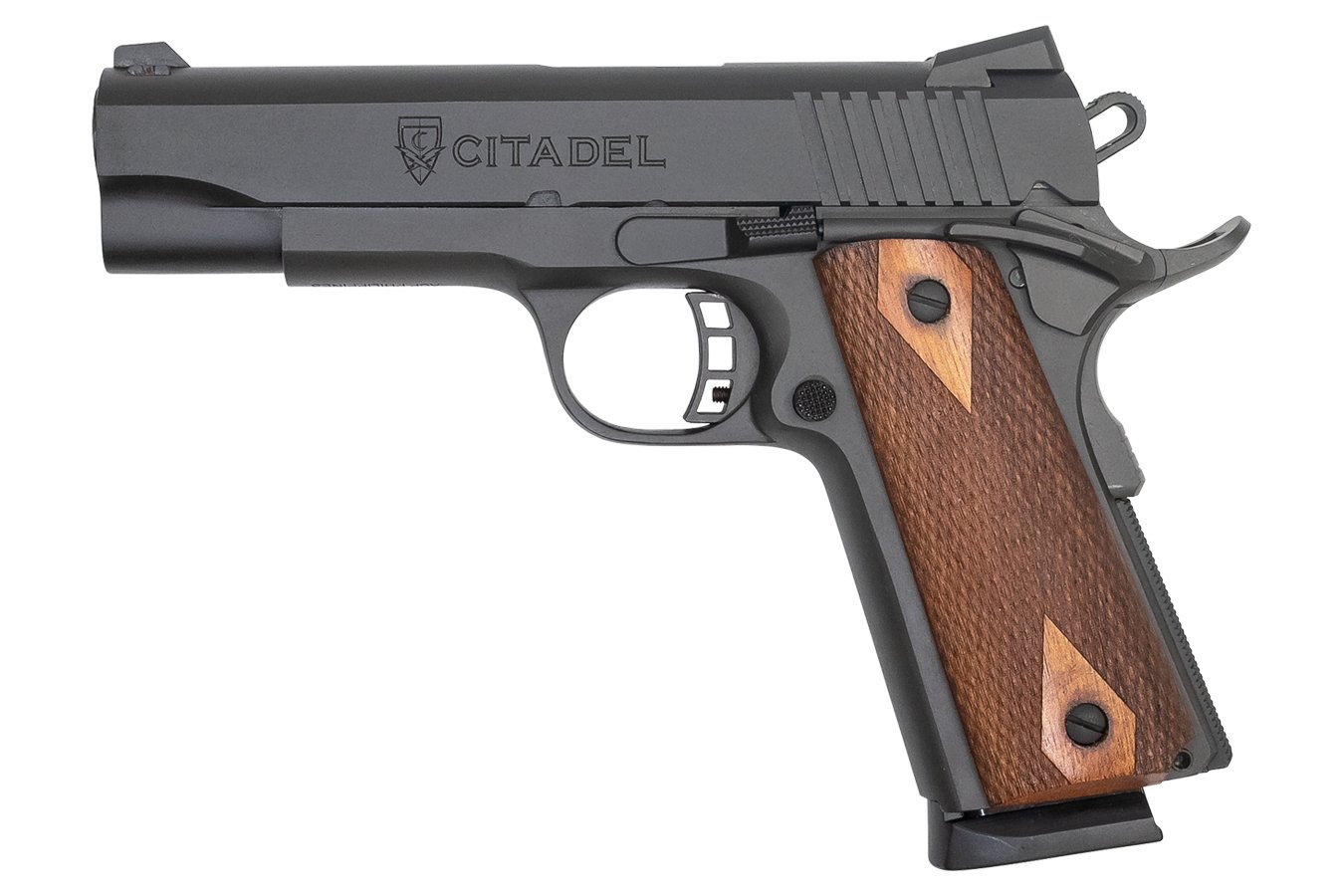 CITADEL M1911 COMMANDER 9MM PISTOL WITH WOOD GRIPS