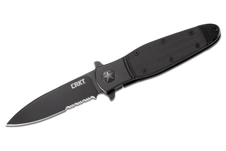 BOMBASTIC BLACK SPEAR POINT FOLDING KNIFE