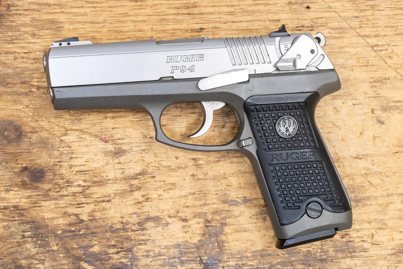 Ruger P94 9mm Used Stainless 15-Round Pistol