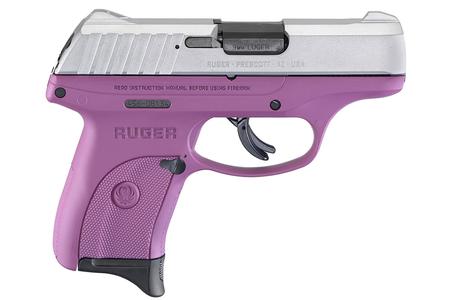 RUGER EC9S 9MM ALUMINUM SLIDE /PURPLE FRAME 3.12 IN BBL