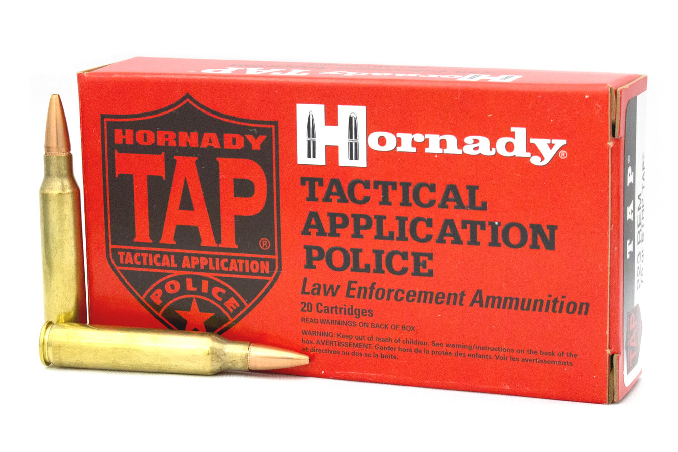 HORNADY 223 REM 75 GR BTHP TAP (LE)