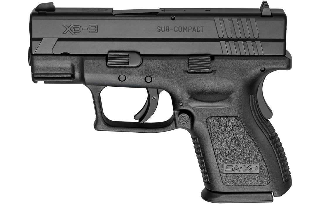 Springfield XD 9mm Sub-Compact Black Essentials Package | Vance Outdoors