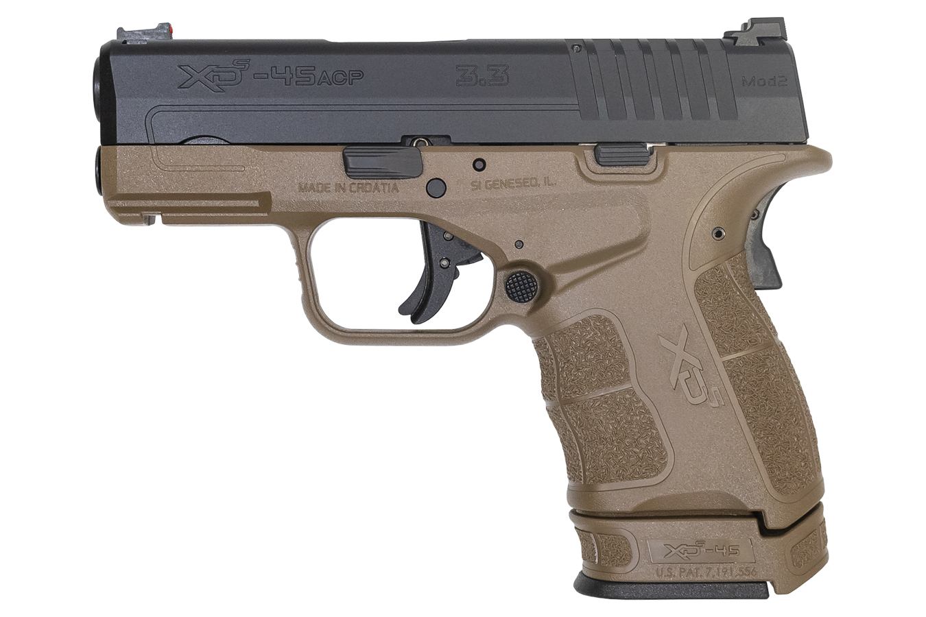 springfield-xds-mod-2-3-3-single-stack-45-acp-pistol-with-fiber-optic