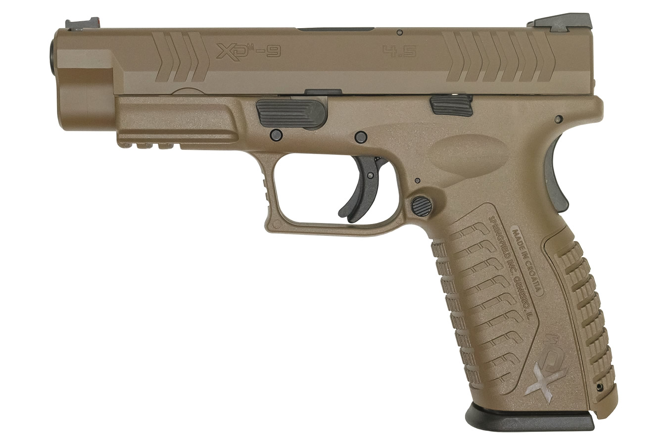 SPRINGFIELD XDM 9MM 4.5 FULL-SIZE FLAT DARK EARTH PISTOL