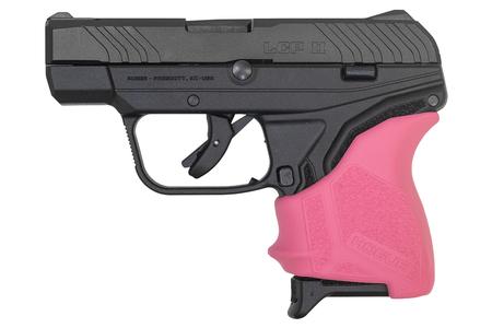 LCP II 380 ACP WITH PINK HOGUE GRIP SLEEVE