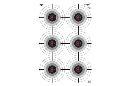 EZE-SCORER MULTIPLE BULLS-EYES 23X35