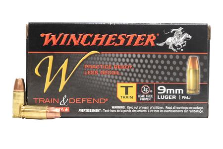 WINCHESTER AMMO 9mm Luger 147 gr FMJ W Train and Defend 50/Box