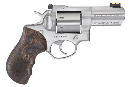RUGER GP100 Standard 357 Magnum 7-Shot Revolver with Checkered Hardwood Grips