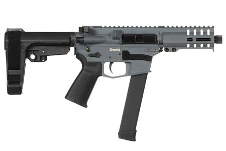 CMMG Banshee 300 MkGs 9mm Semi-Automatic Slate Cerakote AR-15 Pistol w/ CQB RipBrace