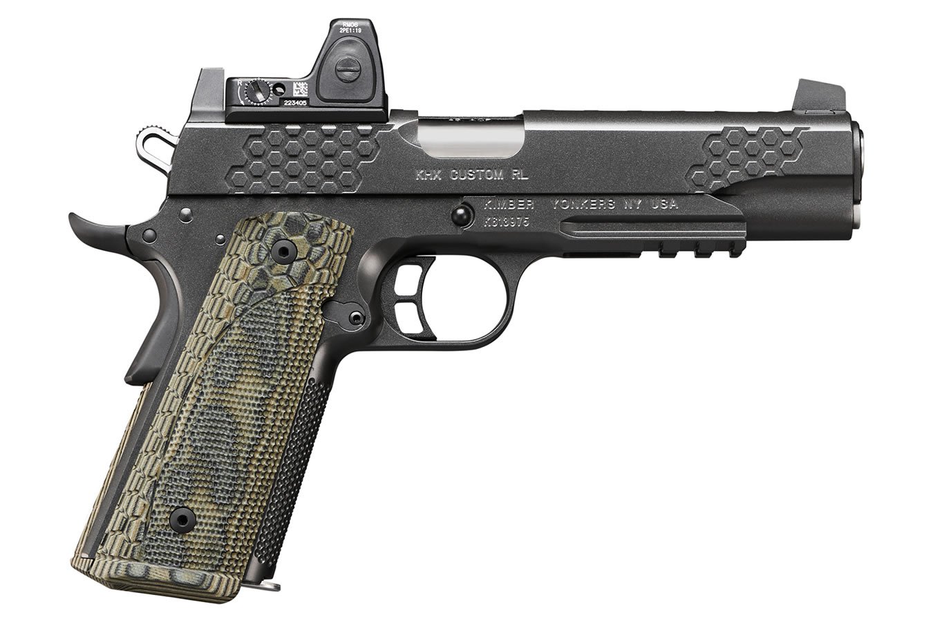 Kimber KHX Custom/RL (OI) 10mm Pistol with Trijicon RMR06 Type 2 Optic
