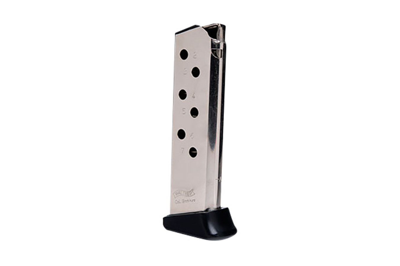 WALTHER PPK/S 380 AUTO 7 RD MAG W/ERGONOMIC REST (NICKEL)