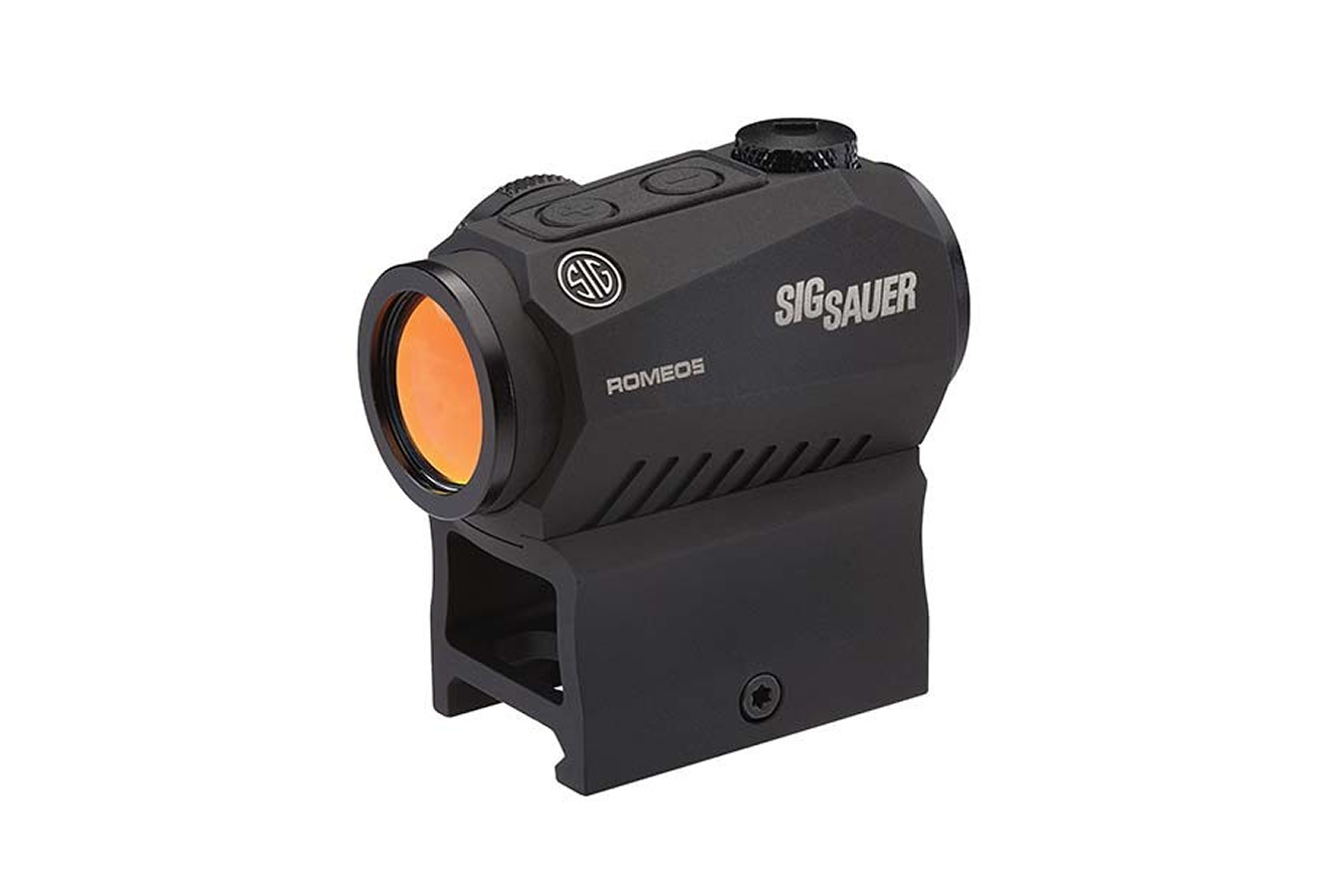 SIG SAUER ROMEO 5 COMPACT RED DOT SIGHT 1X20MM 2 MOA DOT BLACK FINISH