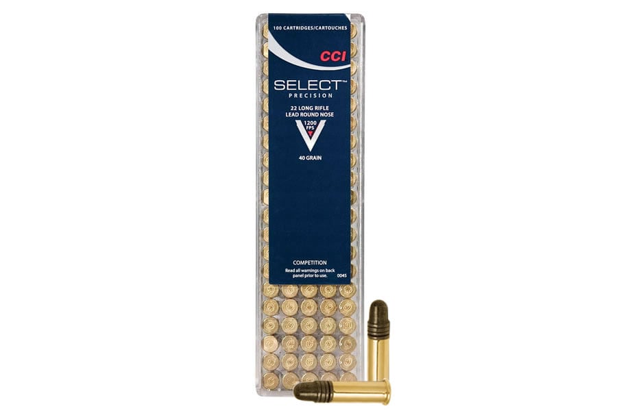 CCI AMMUNITION 22 LR 40 GR LRN SELECT COMPETITION