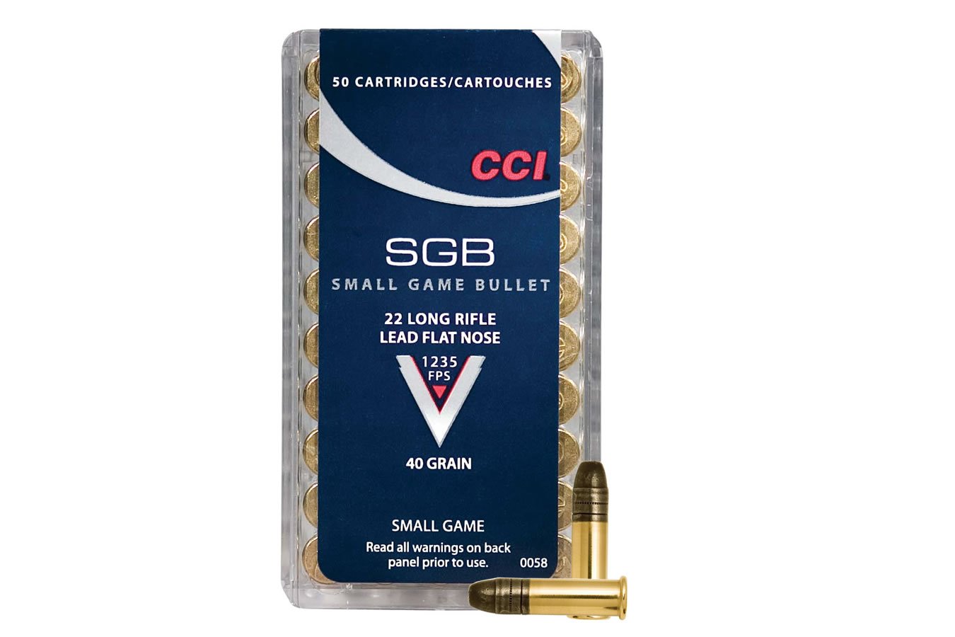 CCI AMMUNITION 22 LR SMALL GAME BULLET 40 GR LFN