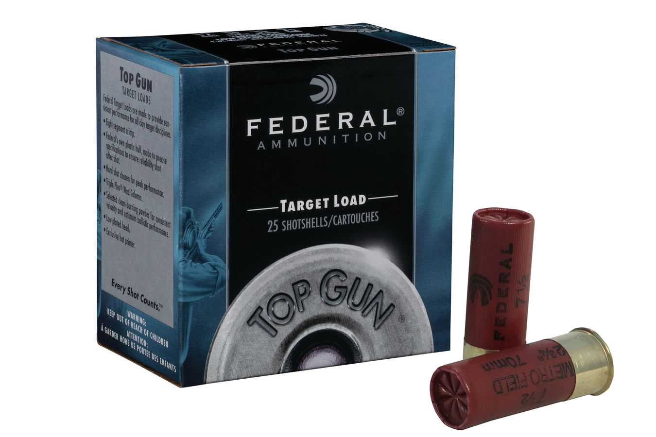 Federal 12 Gauge 2 3 4 In 1 1 8 Oz 7 5 Shot Subsonic Target Loads 25 federal-12-gauge-2-3-4-in-1-1-8-oz-7-5-shot-subsonic-target-loads-25