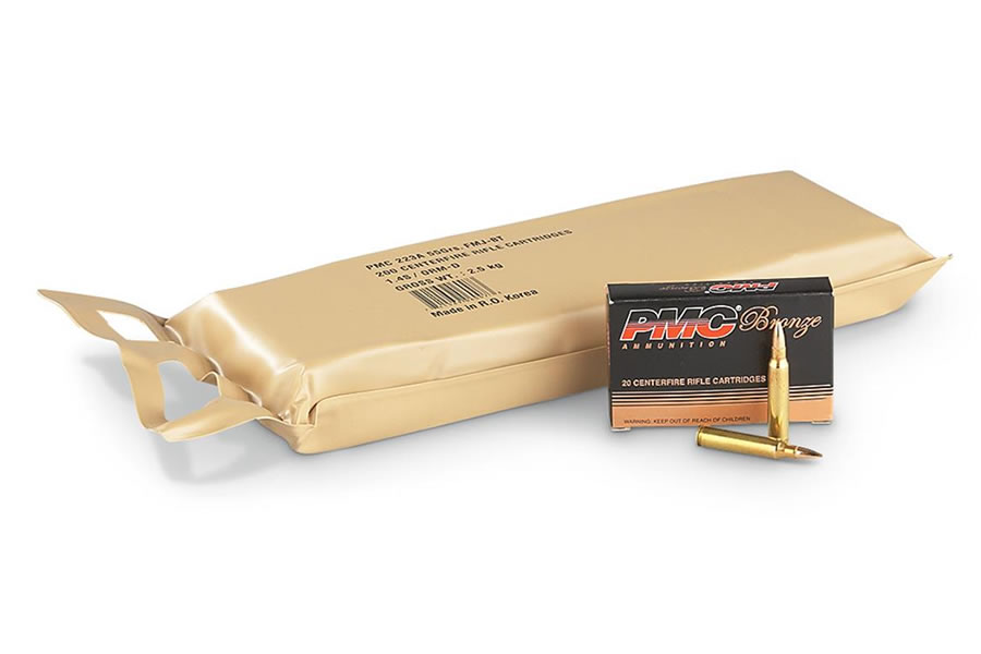 PMC 223 REM 55 GR 200 ROUND BATTLE PACK