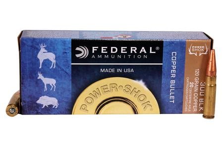 Federal 300 Blackout 120 gr Copper Power Shok 20/Box