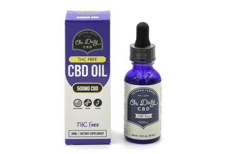 THC FREE 500 MG CBD OIL DROPS