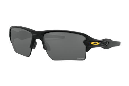 OAKLEY Flak 2.0 XL Pittsburgh Steelers NFL Collection Sunglasses with Matte Black Frame and Prizm Black Lenses