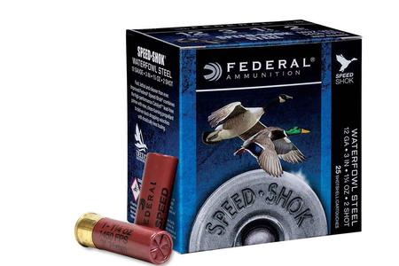 Federal 12 Gauge 3 Inch 1-1/4 oz #2 Shot Speed Shok 25/Box