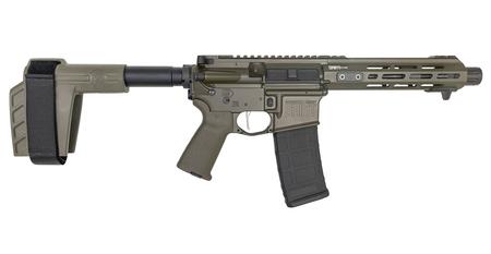 SAINT VICTOR AR-PISTOL 5.56MM OD GREEN CERAKOTE